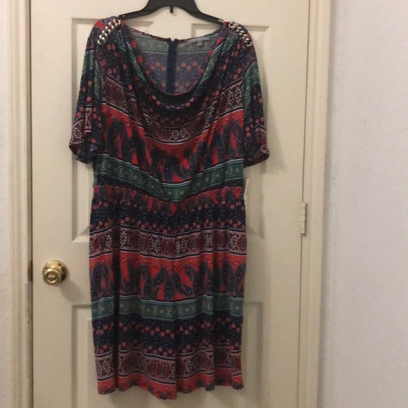 NY Collection Plus Size Short-Sleeve Printed - Picture 2 of 6